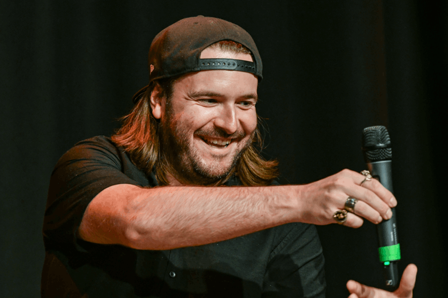 Q&A at the festival